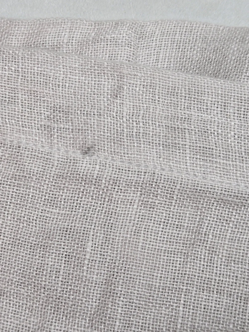 QUINCE Set Of 4 48x84 European Linen Sheer Curtains Cloud 9236